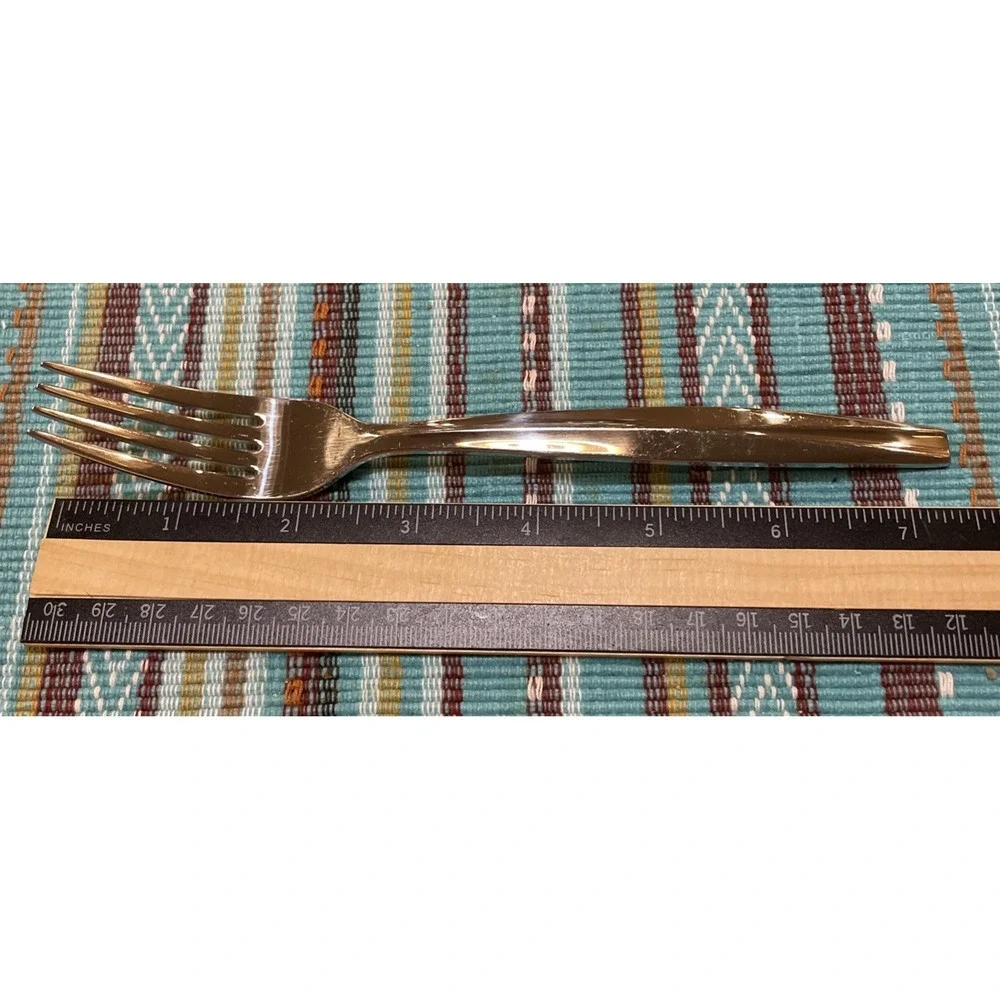 Dansk International Das50 4 Salad Forks Fork Stainless‎ Steel 18/10